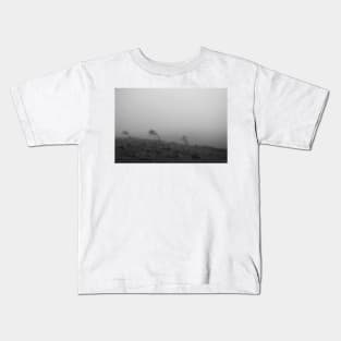 Black and White landscape photography Kids T-Shirt